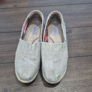 BOBS from Skechers Beige Slip-On Shoes